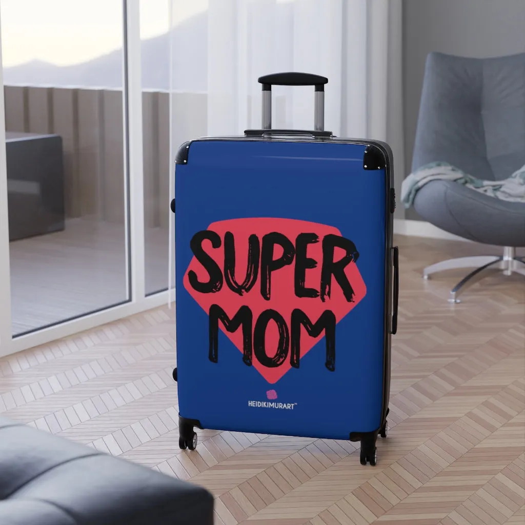 Super Mom's Designer Suitcases, Mom's Day Best Premium Designer Suitcase Luggage (Small, Medium, Large)