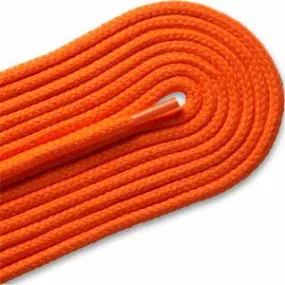 Thick Round Athletic Laces - Neon Orange (2 Pair Pack) Shoelaces