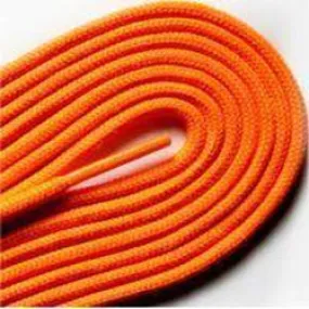 Thin Round Fashion Dress 1/8" Laces - Neon Orange (2 Pair Pack) Shoelaces