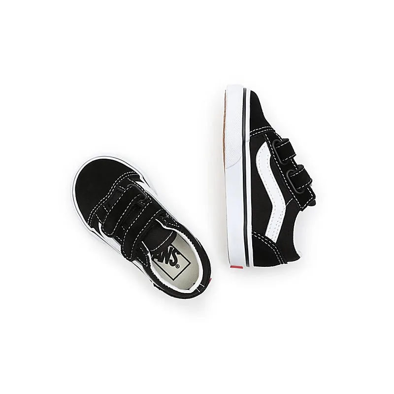 TODDLER OLD SKOOL VELCRO SHOES | BLACK