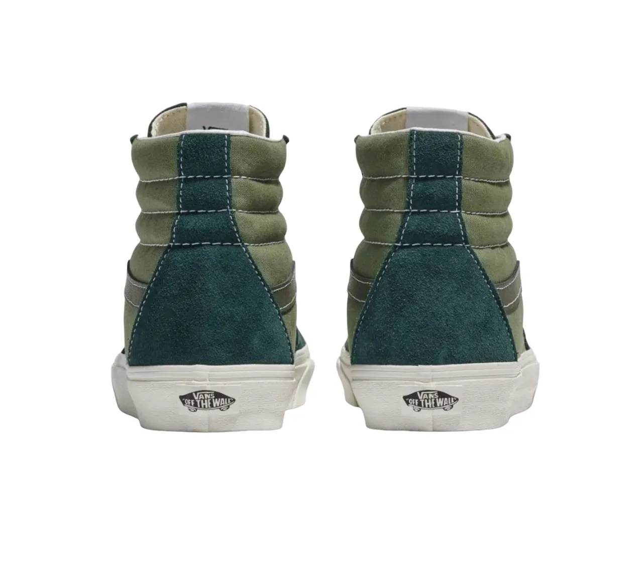 Unisex Vans Sk8-Hi Tri-Tone Green Lace Up High Top Shoes