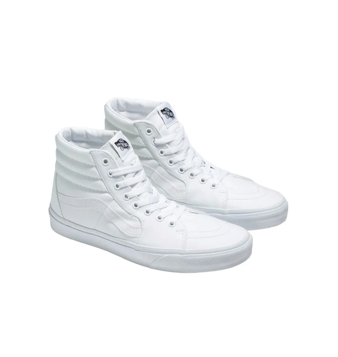 Unisex Vans Sk8-Hi True White Lace Up High Top Shoes