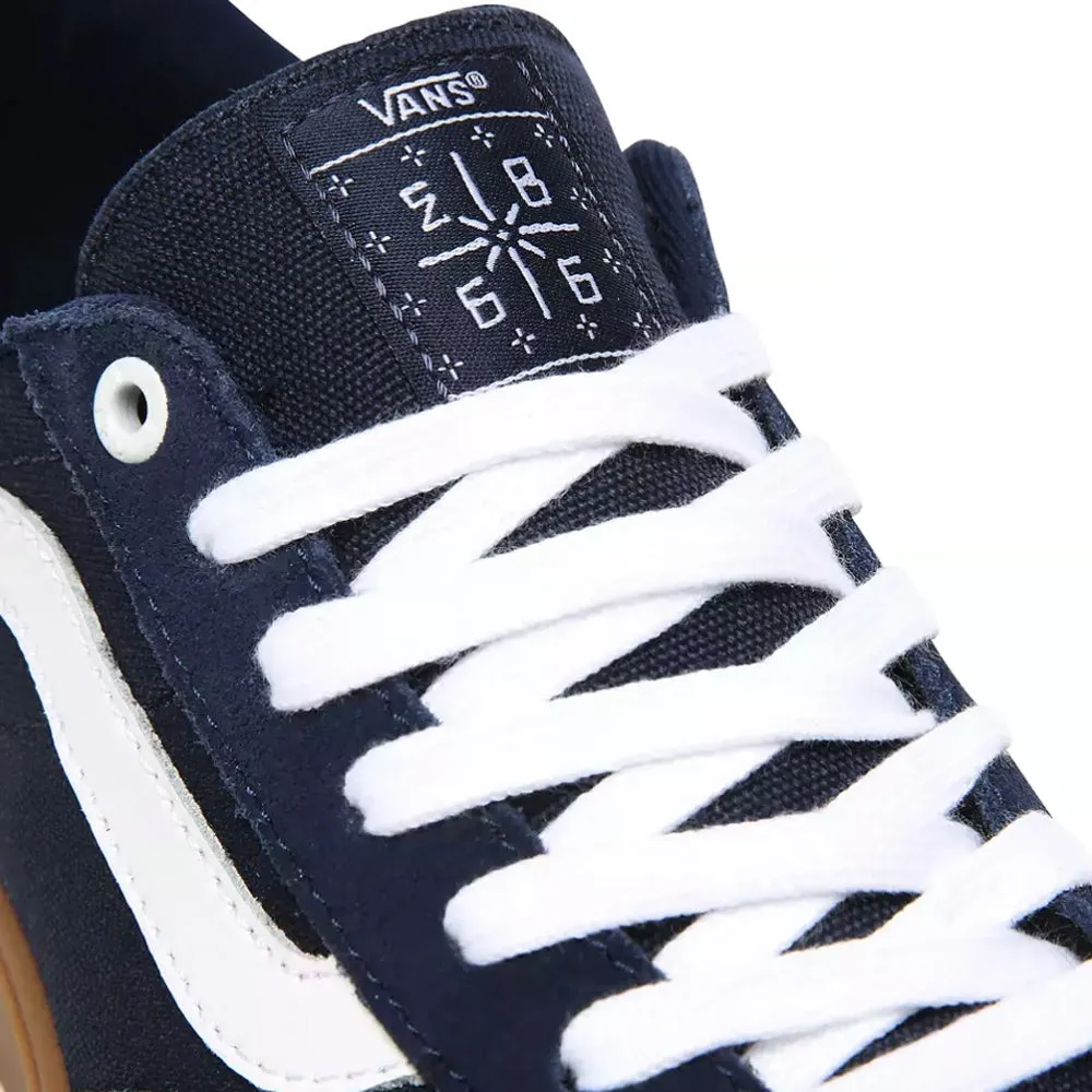 Vans Berle Pro Trainers - Dress Blues/Gum