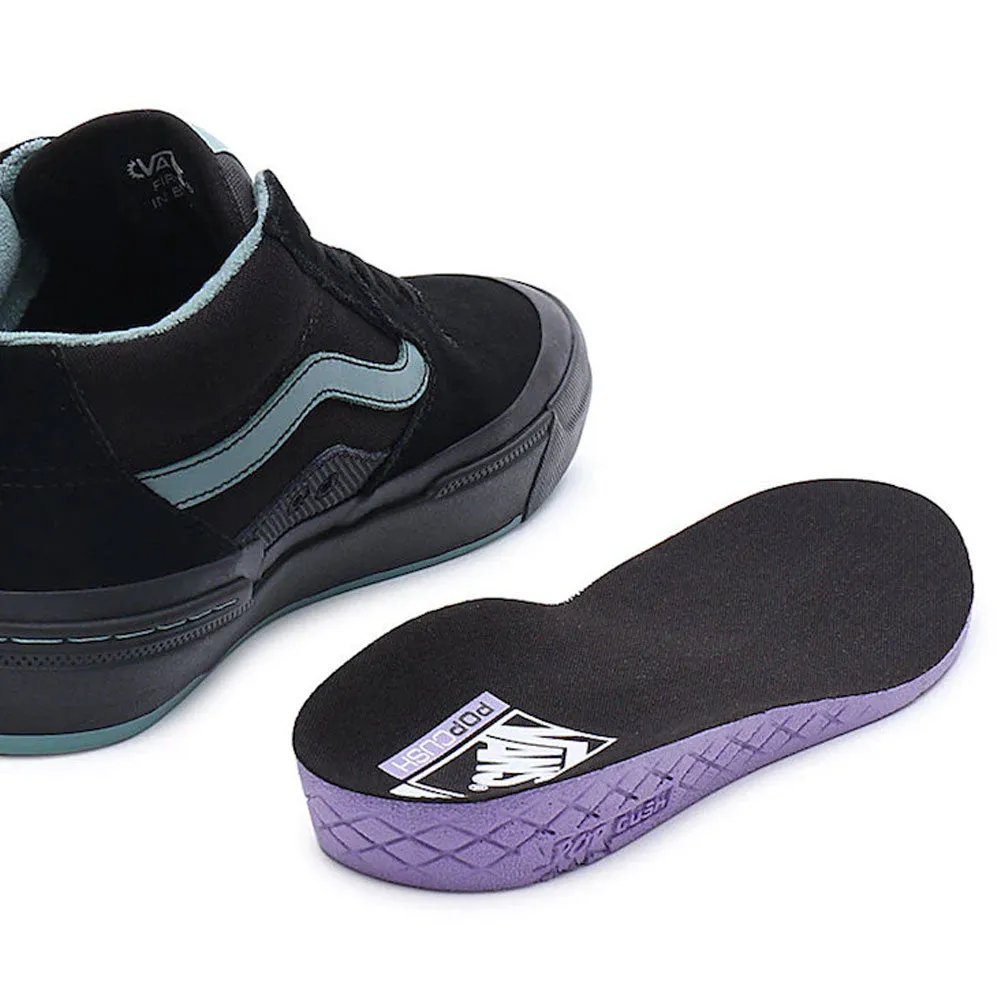 Vans BMX Style 114 Skateboard Shoes - Black/Teal