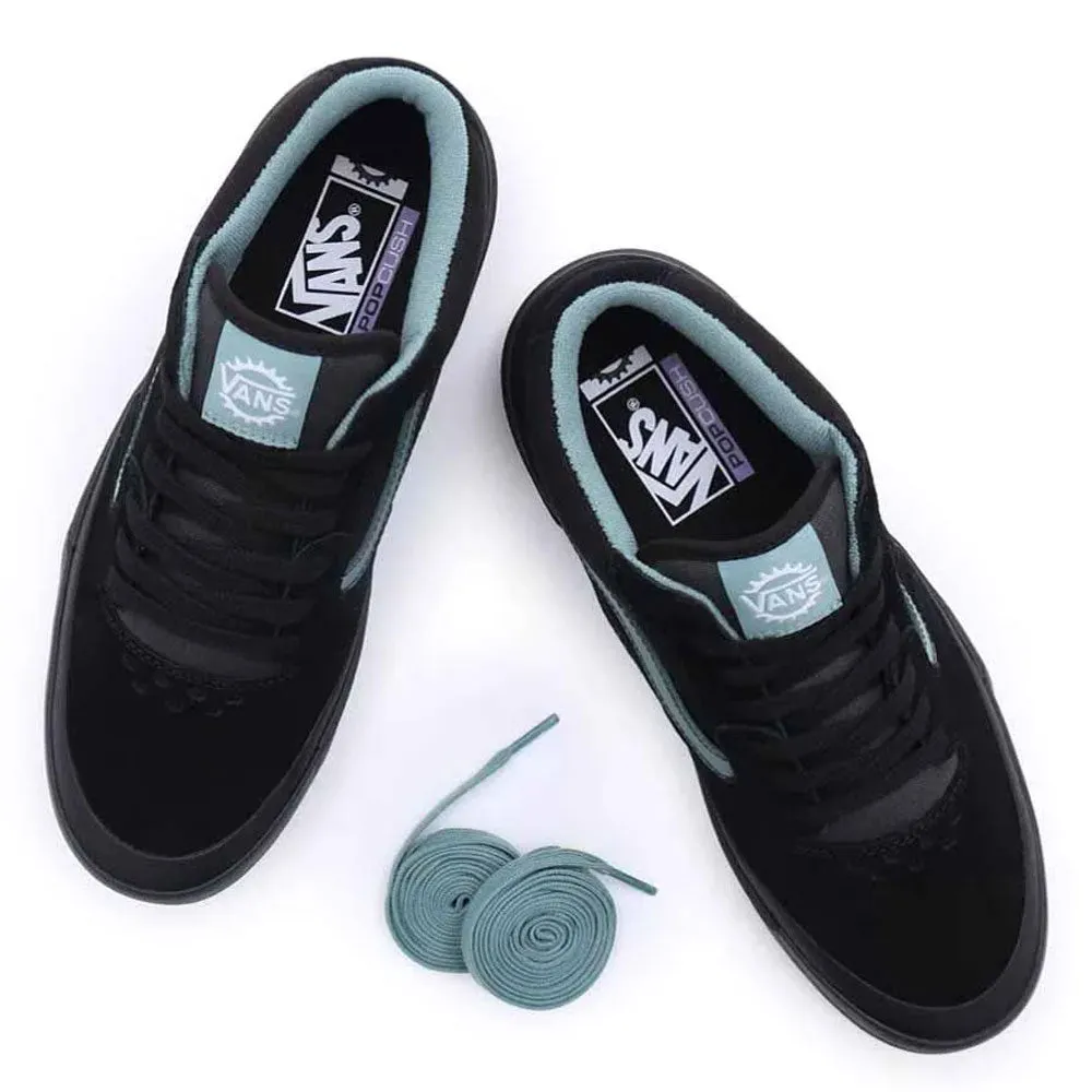 Vans BMX Style 114 Skateboard Shoes - Black/Teal