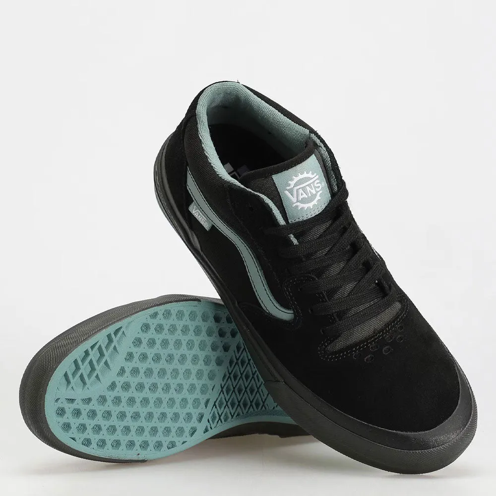 Vans BMX Style 114 Skateboard Shoes - Black/Teal