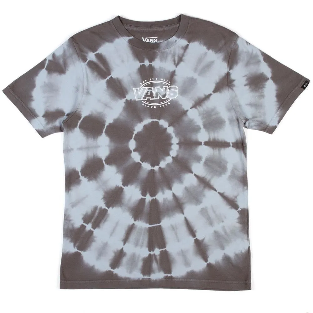 Vans Boys Logo Tie Dye T-Shirt - Ashley Blue