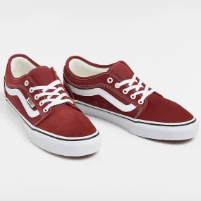 Vans Chukka Low Sidestripe - Burgandy / White