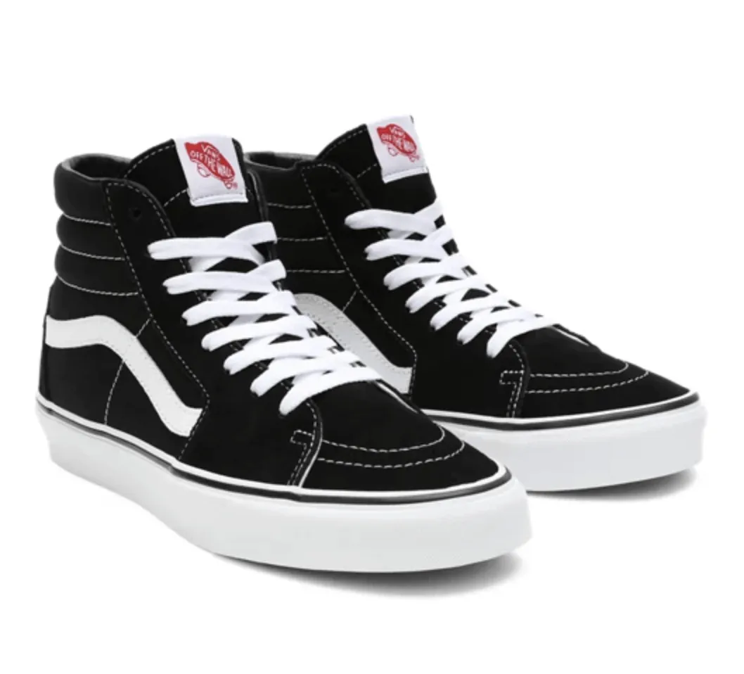 VANS SK8 Hi Casual Shoes High Top - Black/White