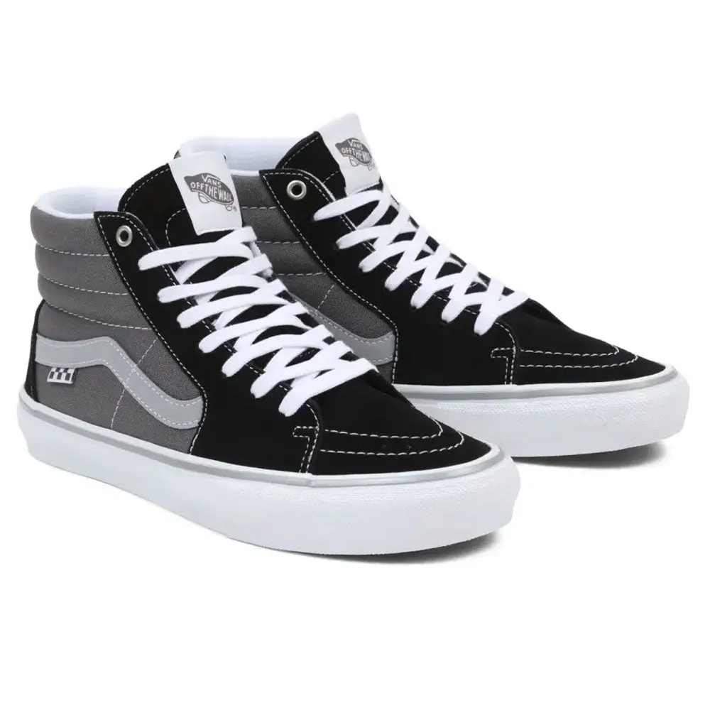 Vans Skate Sk8 Hi Trainers  - Reflective Black/Grey