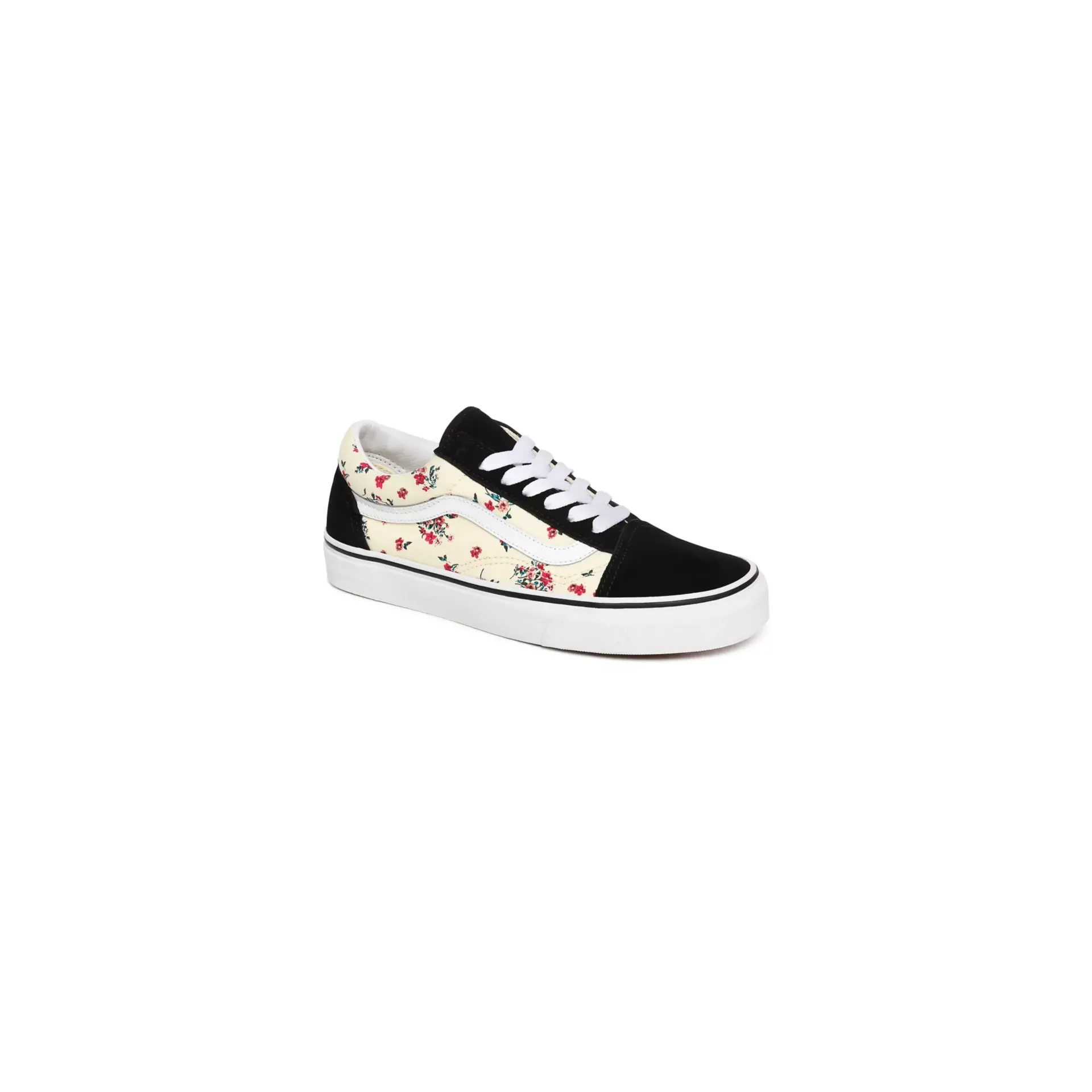 Vans Unisex Ditsy Floral Old Skool Shoes - Classic White / True White