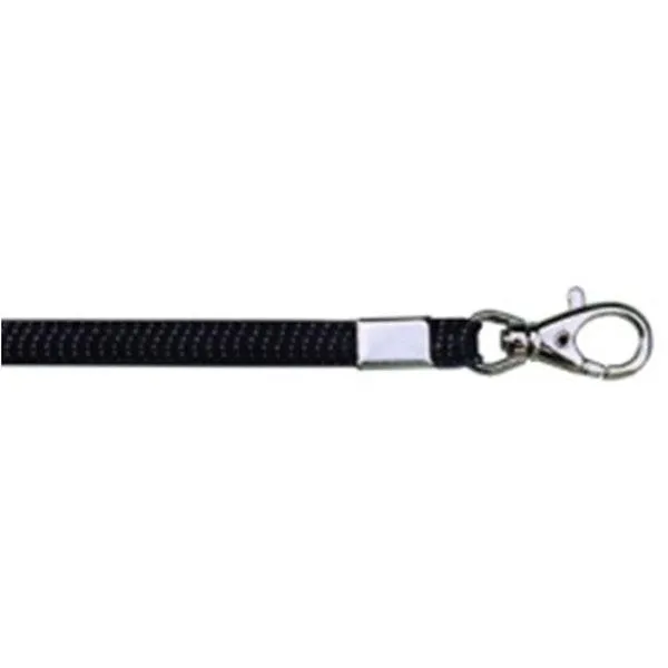 Wholesale Lanyard Glitter 3/8" - Black (12 Pack)