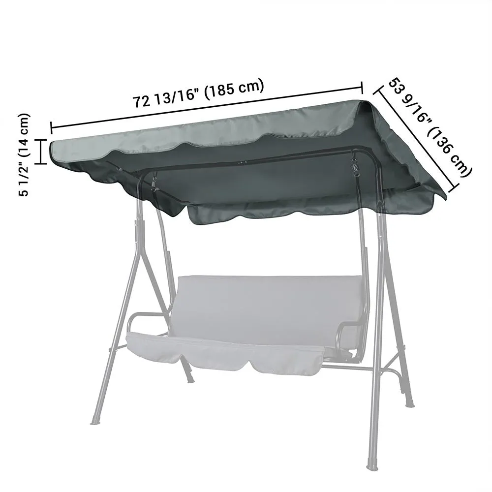 Yescom Patio Porch Replacement Swing Canopy 72"x53"